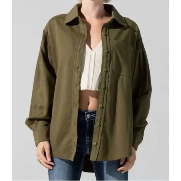 Women's Oversized Button-Down Shirt